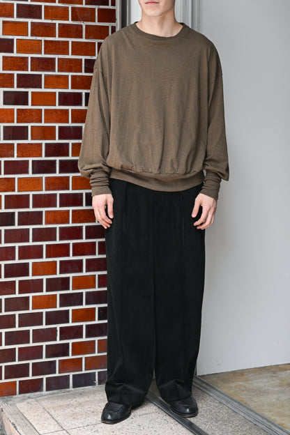 barbell object / bo top (free) -KHAKI