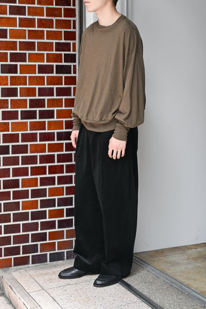 barbell object / bo top (free) -KHAKI