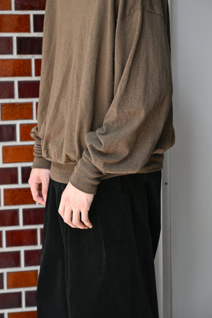 barbell object / bo top (free) -KHAKI