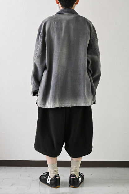 ANCELLM / FADED L/C WORK SHIRT -F.BLUE