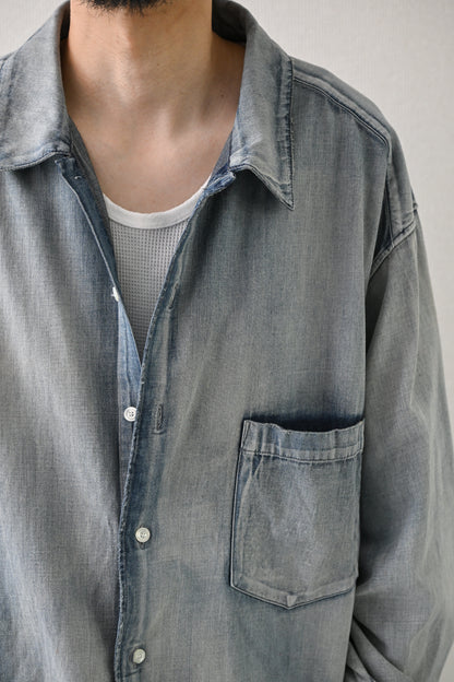 ANCELLM / L.T OZ DENIM SHIRT -INDIGO