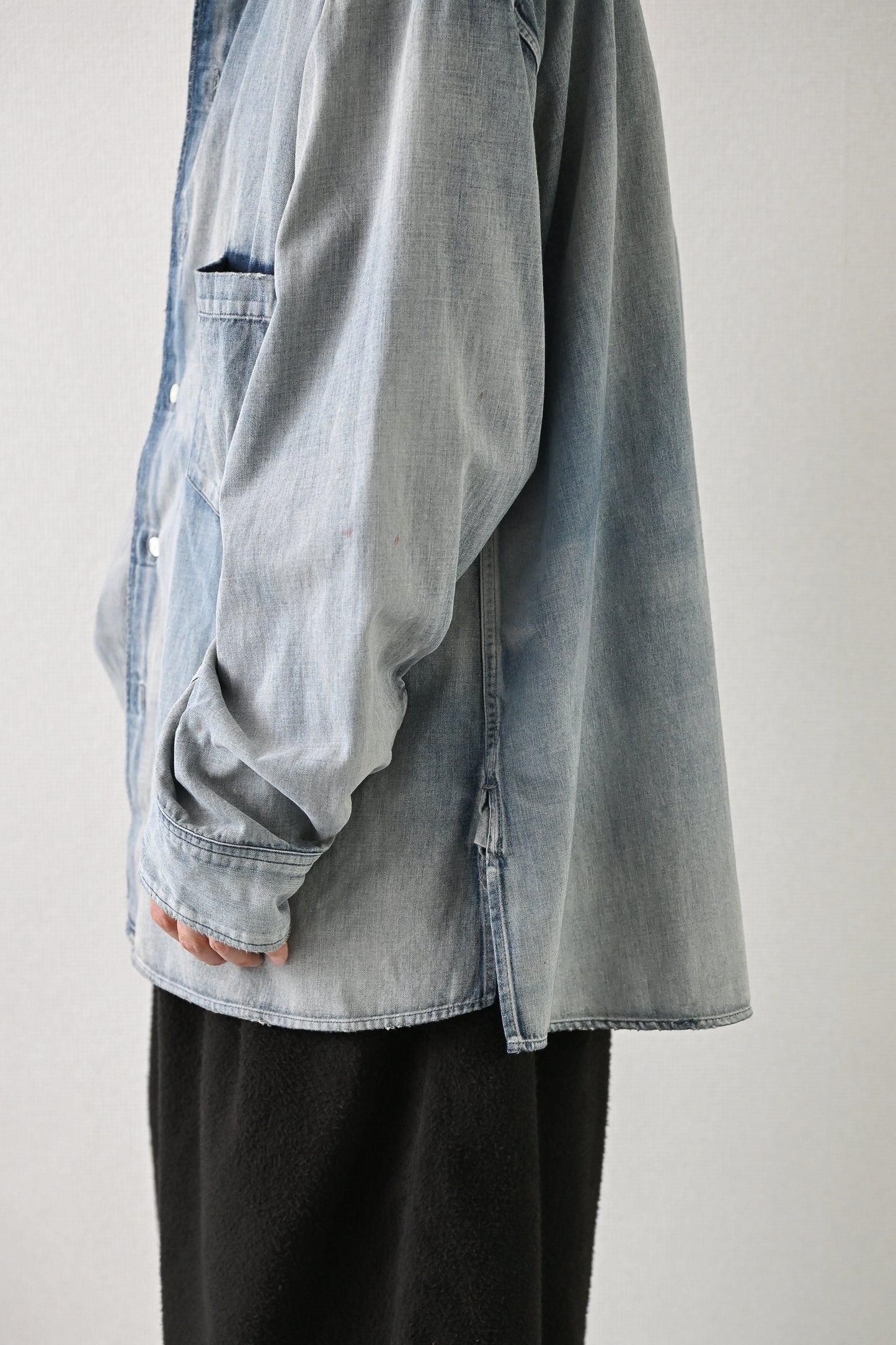 ANCELLM / L.T OZ DENIM SHIRT -INDIGO