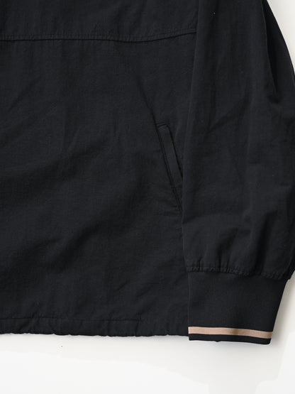 ANCELLM / C/N PULLOVER SHIRT -BLACK