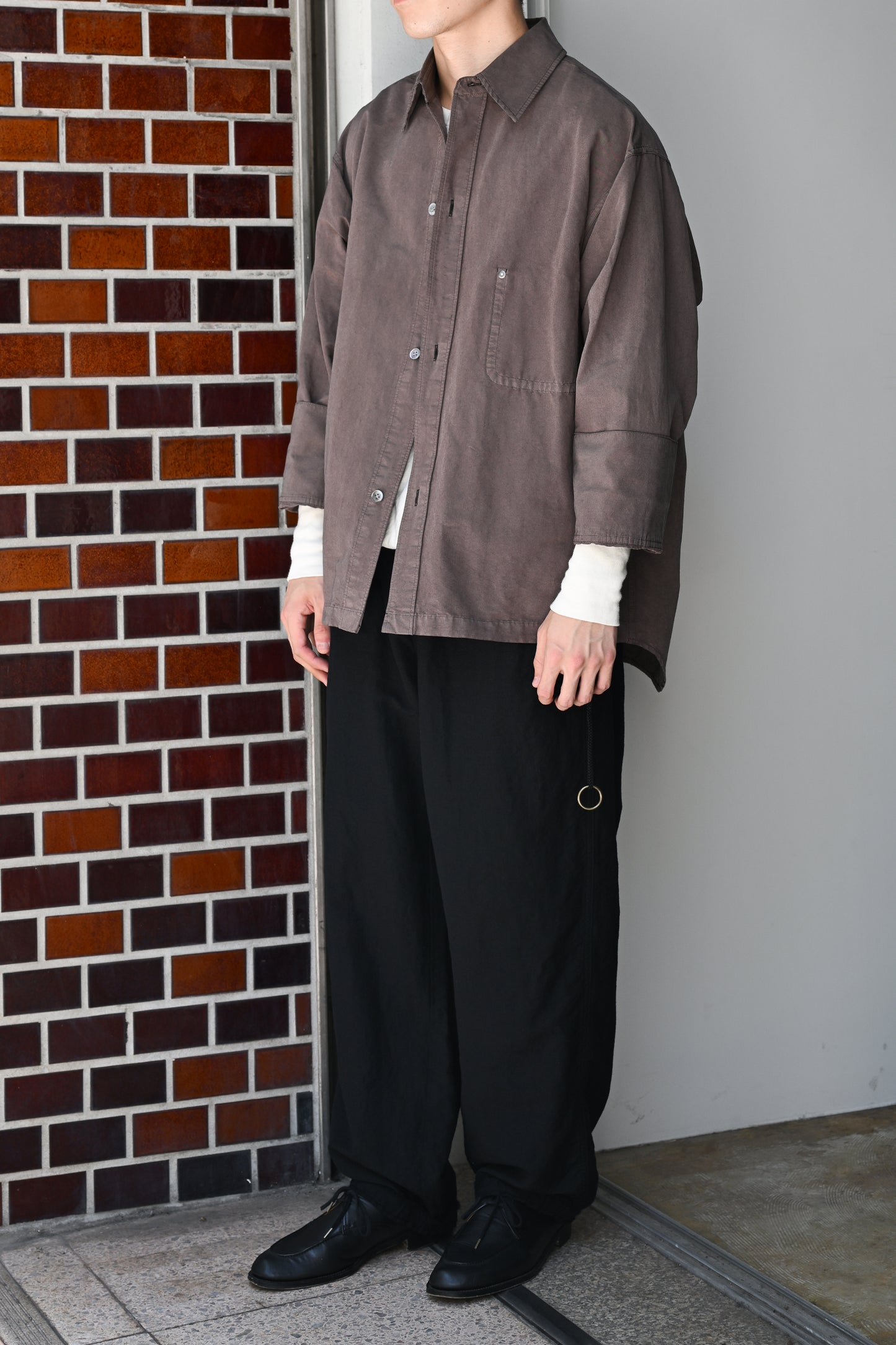 barbell object / dw sh -BROWN