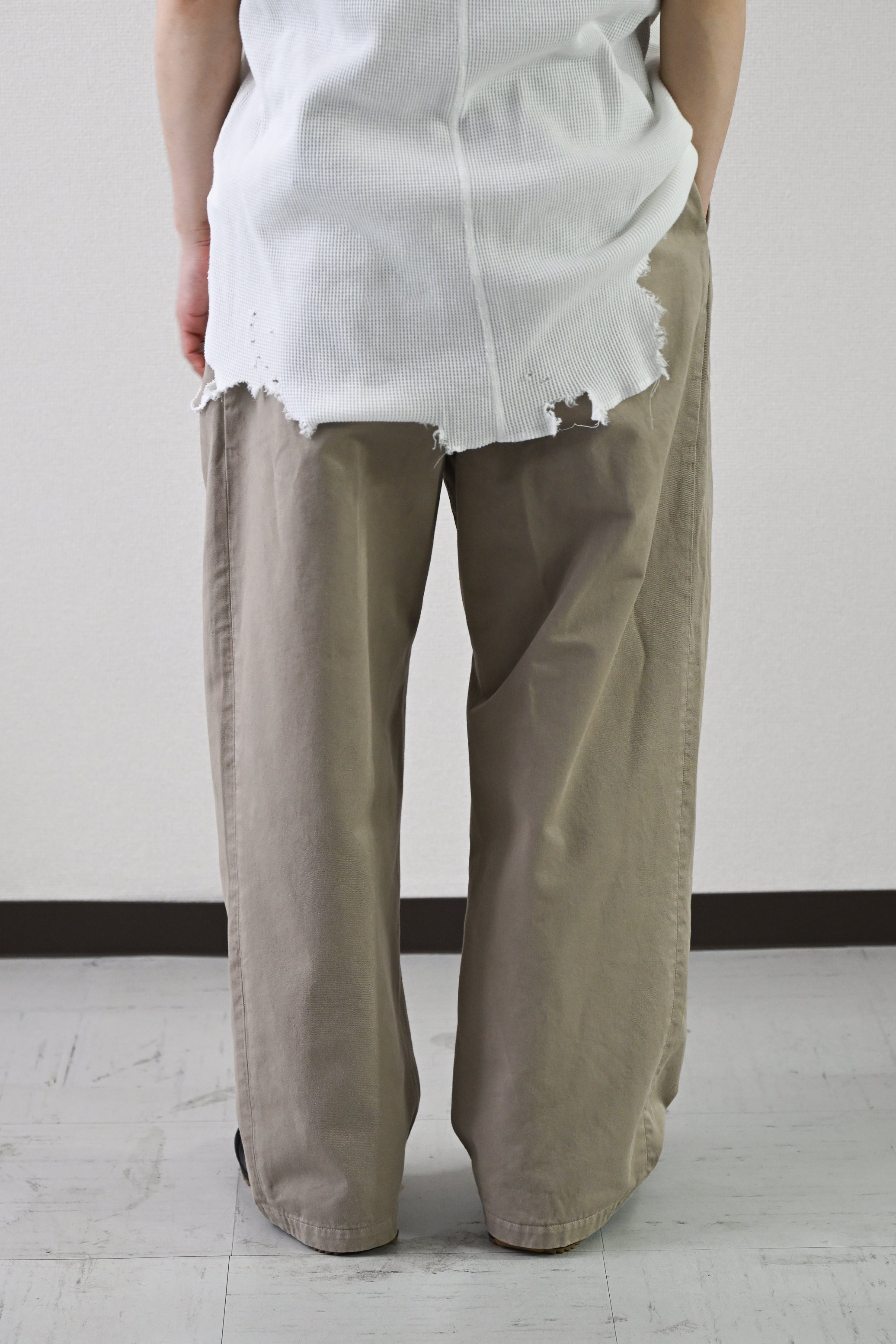 ANCELLM / CHINO SLACKS -GRAY