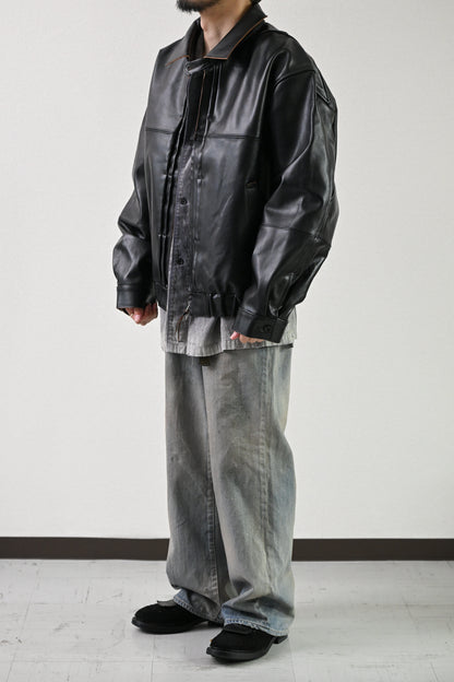 ANCELLM / H.L TUCK JACKET -BLACK