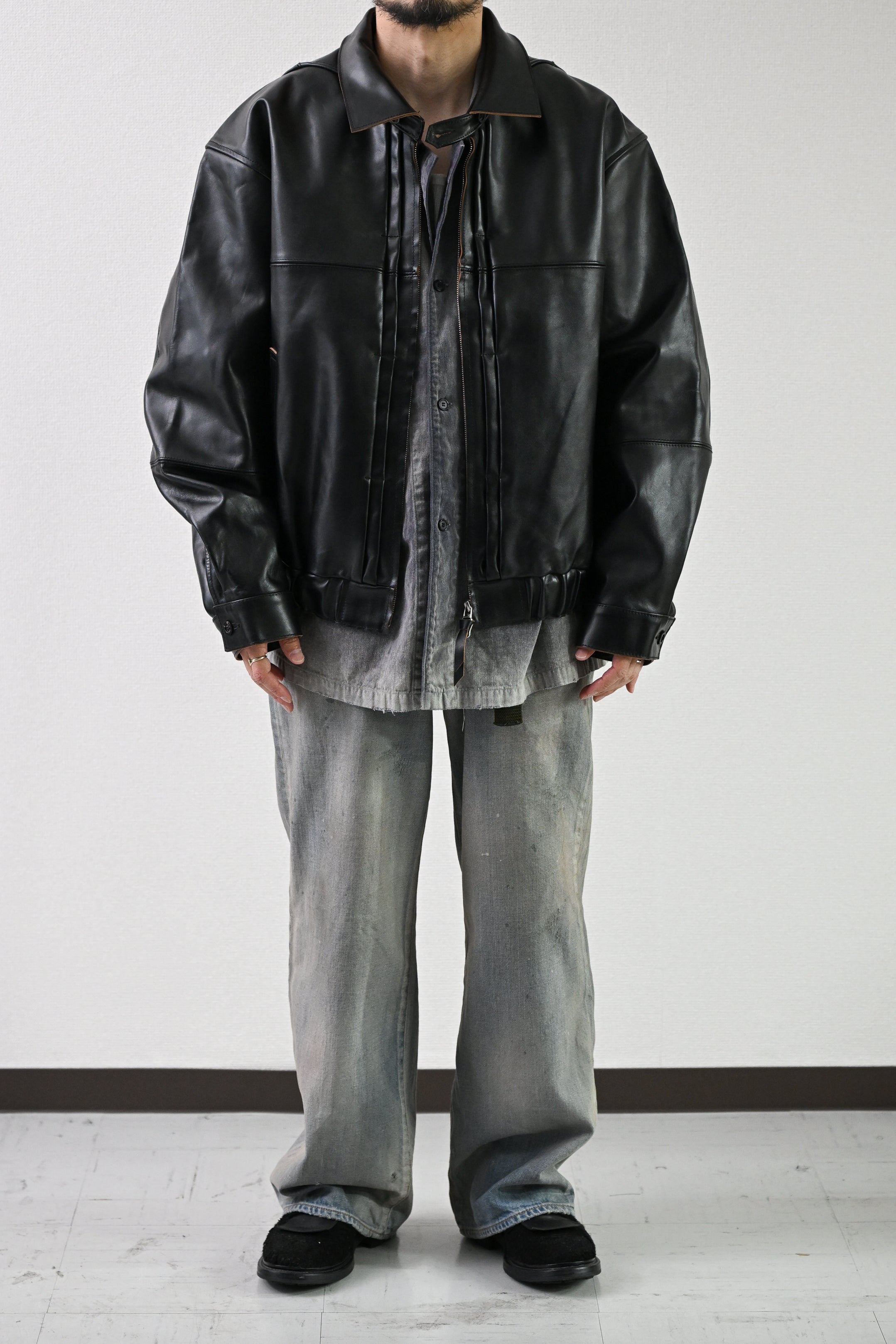 ANCELLM / H.L TUCK JACKET -BLACK – and father