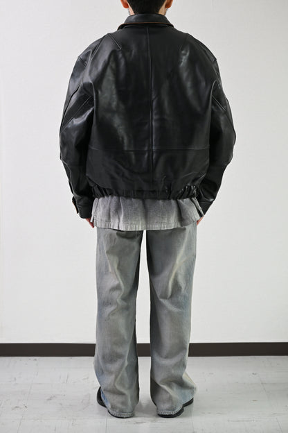 ANCELLM / H.L TUCK JACKET -BLACK