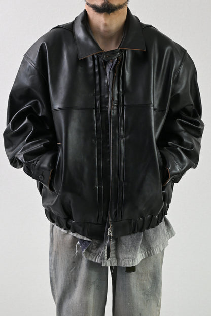 ANCELLM / H.L TUCK JACKET -BLACK