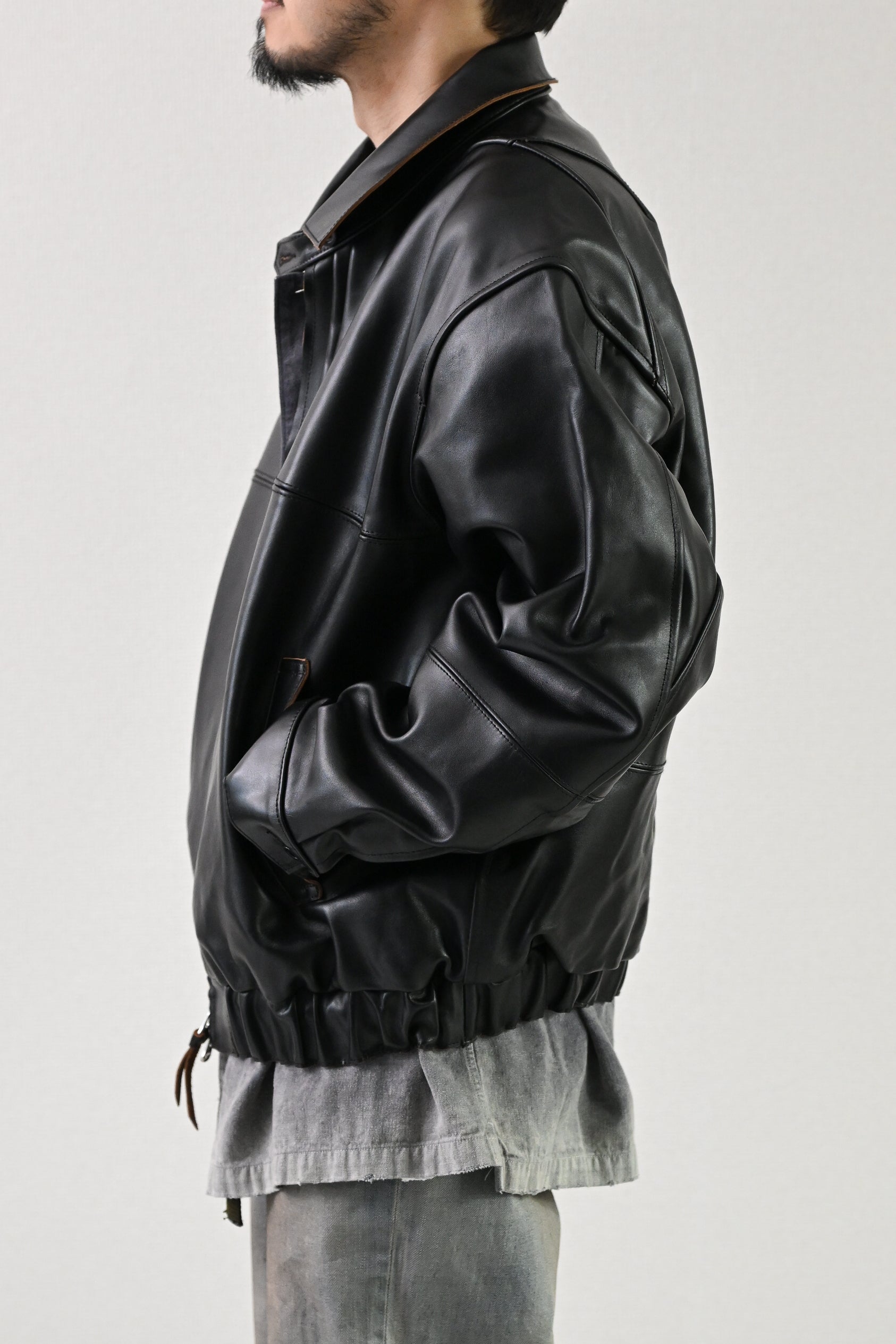 ANCELLM / H.L TUCK JACKET -BLACK – and father
