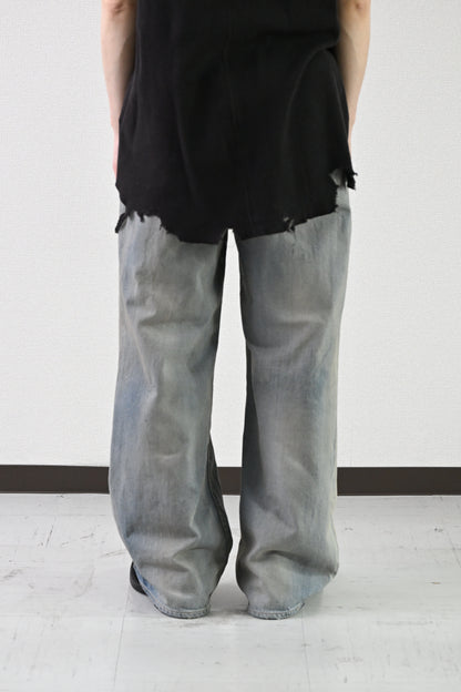 ANCELLM / SHOE-CUT DENIM PANTS -INDIGO