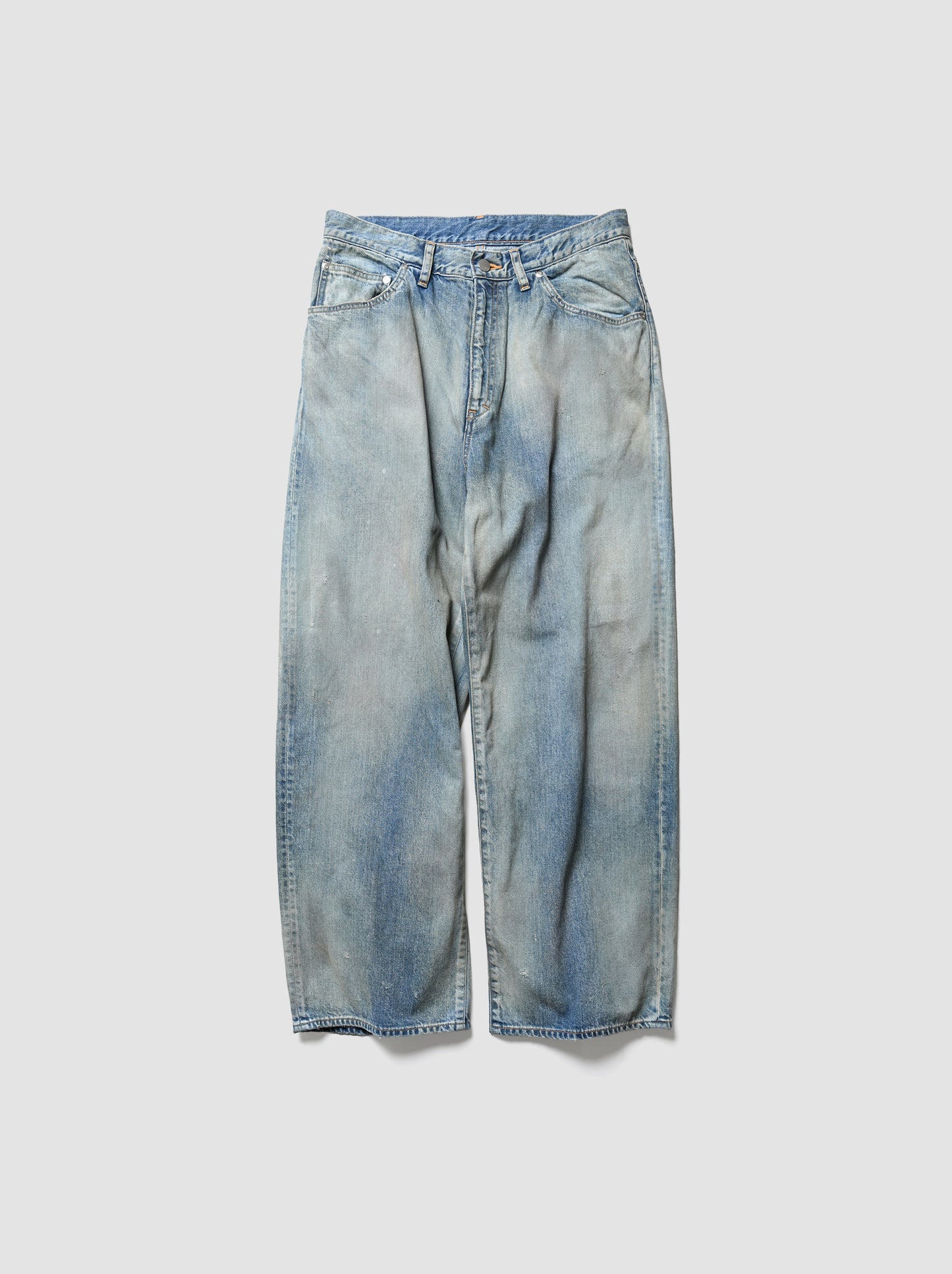 ANCELLM / #08 MIDDLE STRAIGHT 5P DENIM PANTS -INDIGO