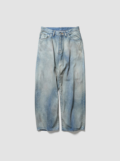 ANCELLM / #08 MIDDLE STRAIGHT 5P DENIM PANTS -INDIGO