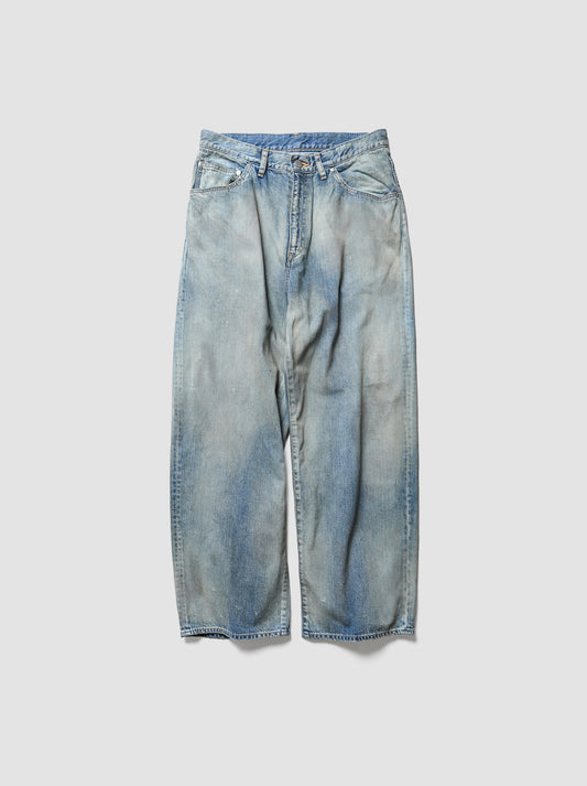 ANCELLM / #08 MIDDLE STRAIGHT 5P DENIM PANTS -INDIGO