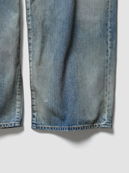 ANCELLM / #08 MIDDLE STRAIGHT 5P DENIM PANTS -INDIGO