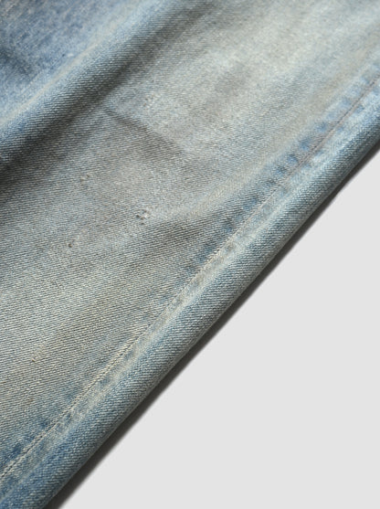 ANCELLM / #08 MIDDLE STRAIGHT 5P DENIM PANTS -INDIGO