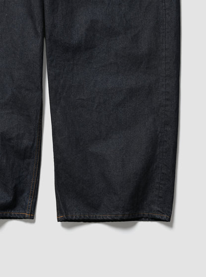 ANCELLM / STRAIGHT WIDE DENIM PANTS OW -INDIGO