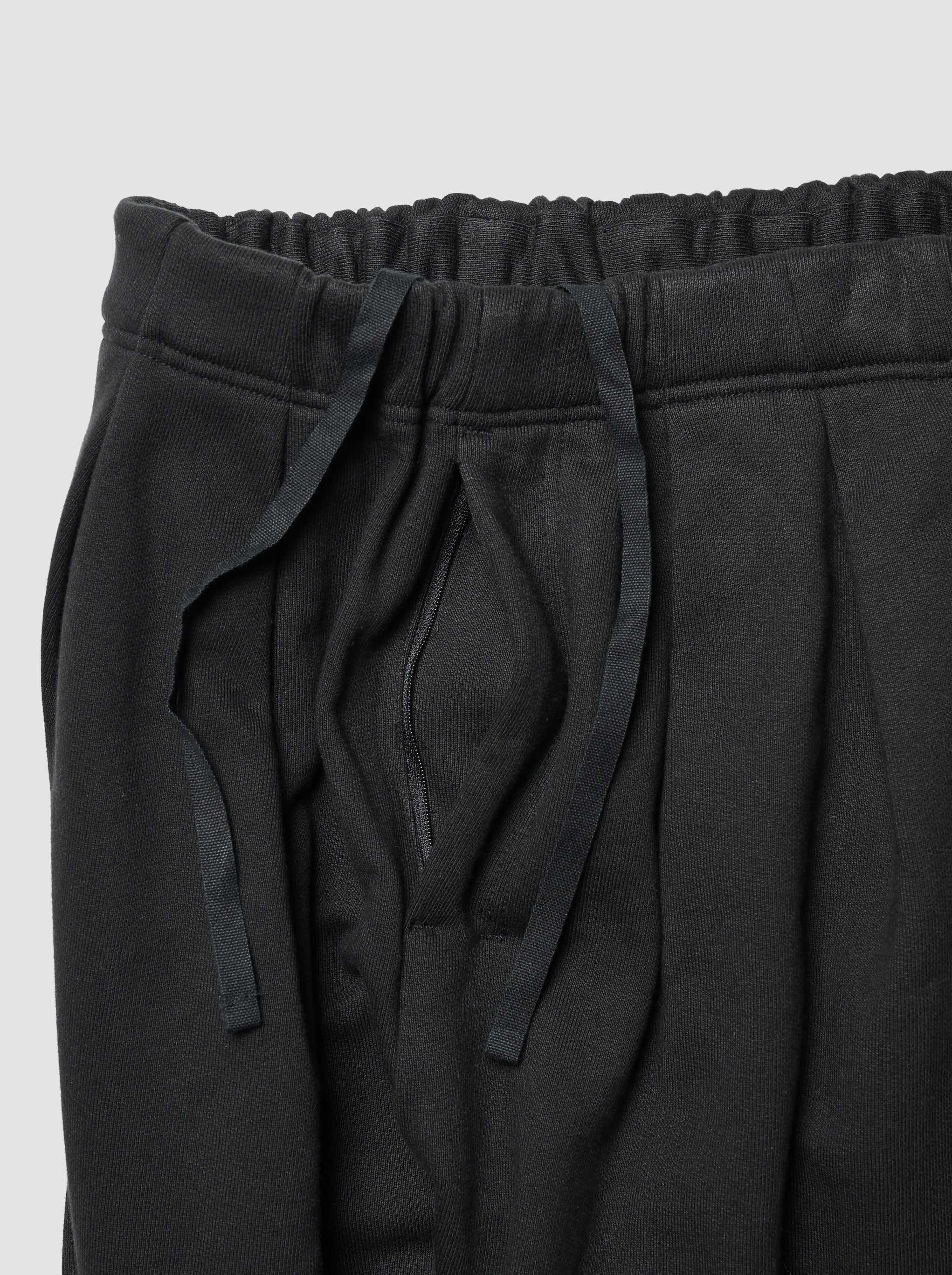 ANCELLM / SWEAT SLACKS -BLACK