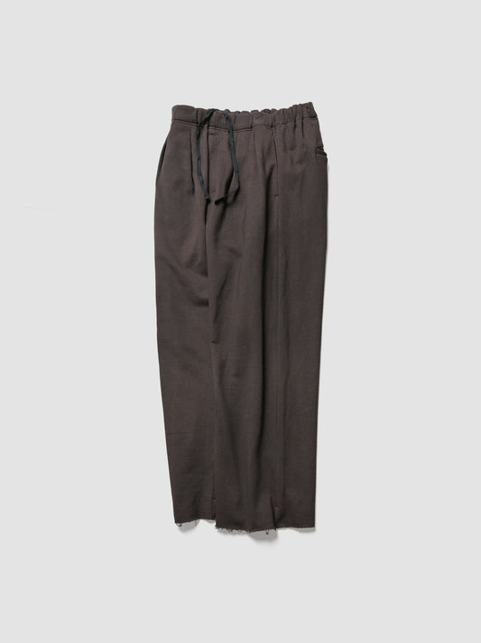 ANCELLM / SWEAT SLACKS -BROWN