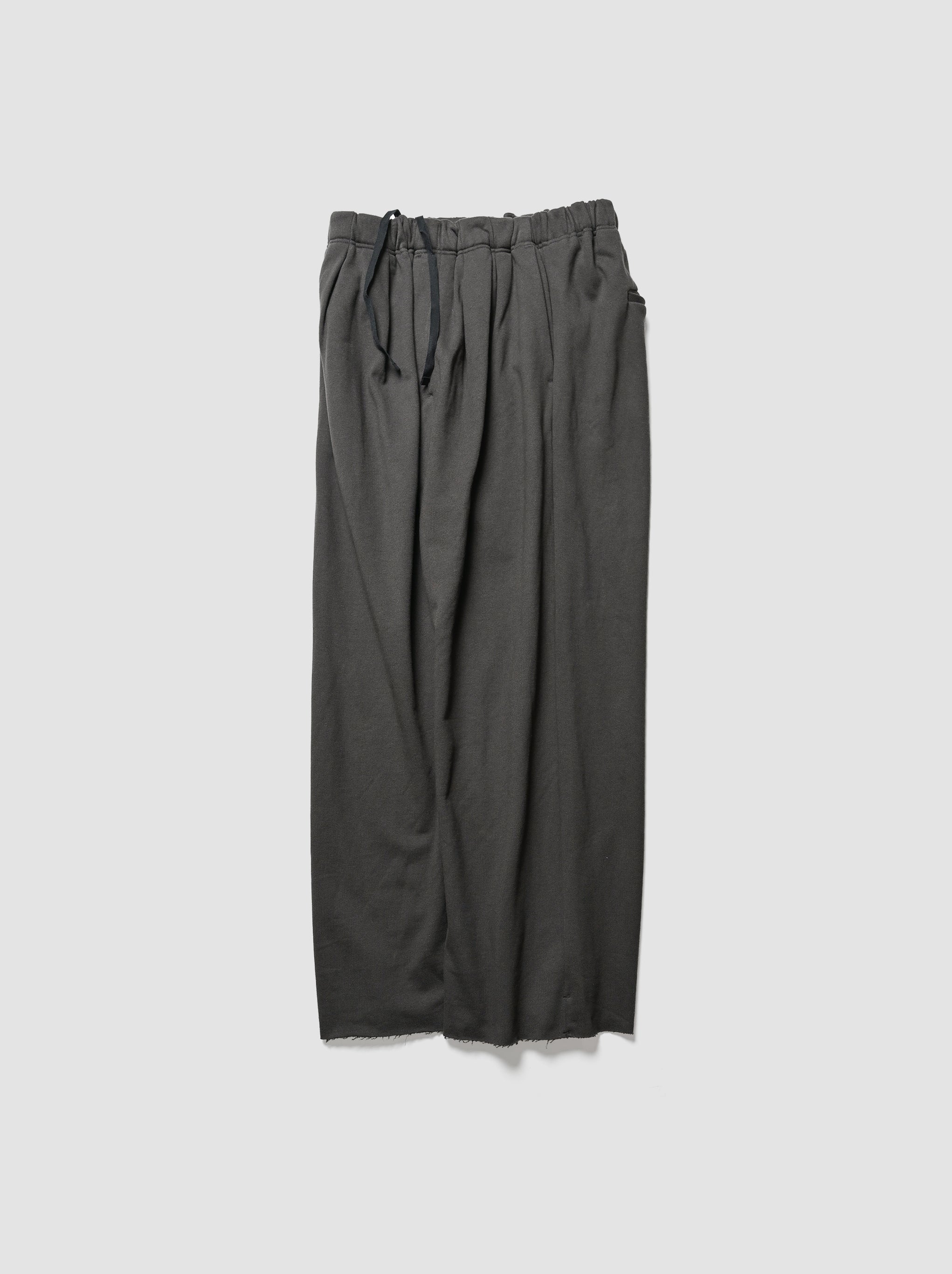 ANCELLM / SWEAT SLACKS -CHARCOAL