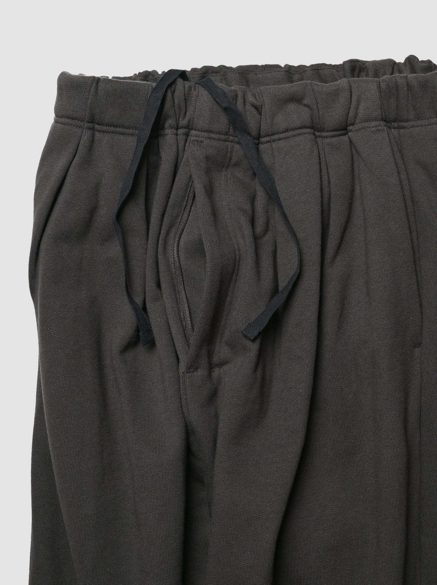 ANCELLM / SWEAT SLACKS -CHARCOAL