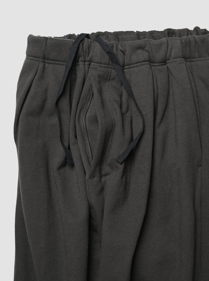 ANCELLM / SWEAT SLACKS -CHARCOAL
