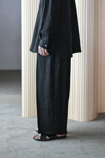 Cristaseya / OVERSIZED PYJAMA PANTS -Black