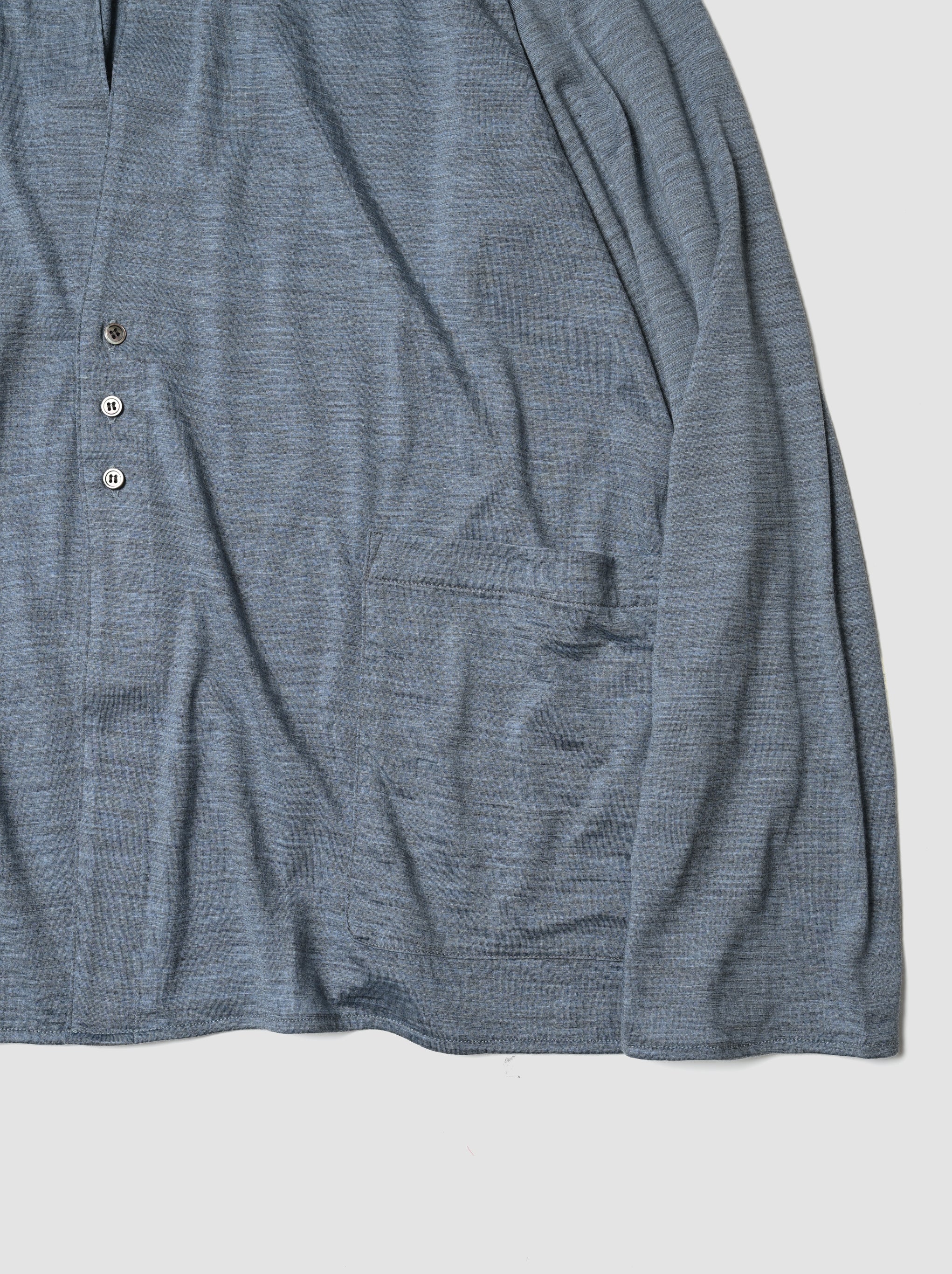barbell object / 3b cardi -BLUE