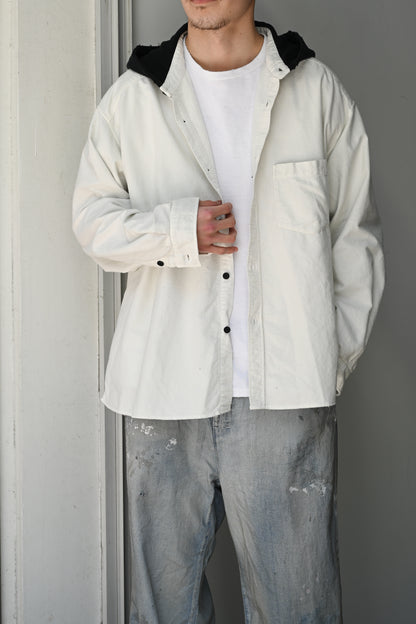 ANCELLM / HOODIE SHIRT -OFFWHITE