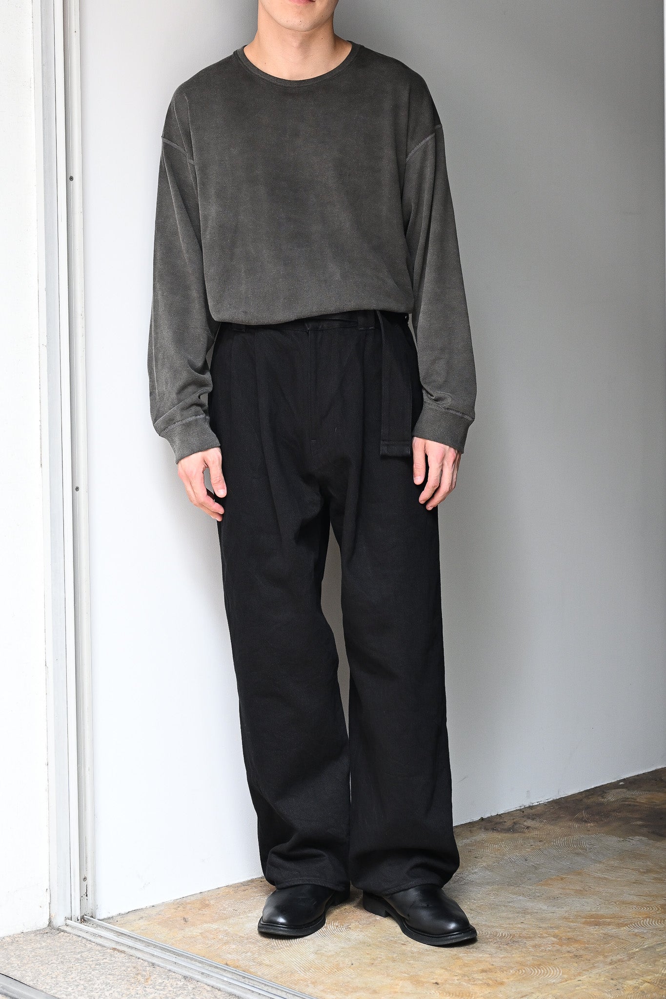 barbell object / belted pt -BLACK – and father