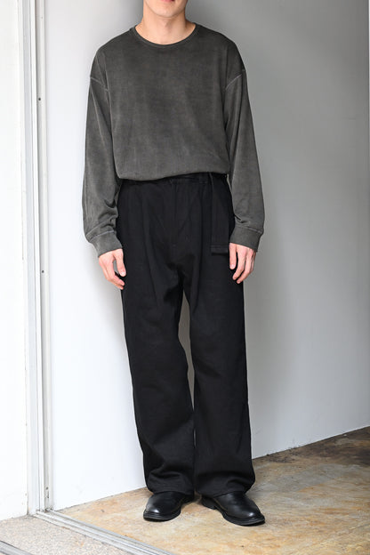 barbell object / belted pt -BLACK