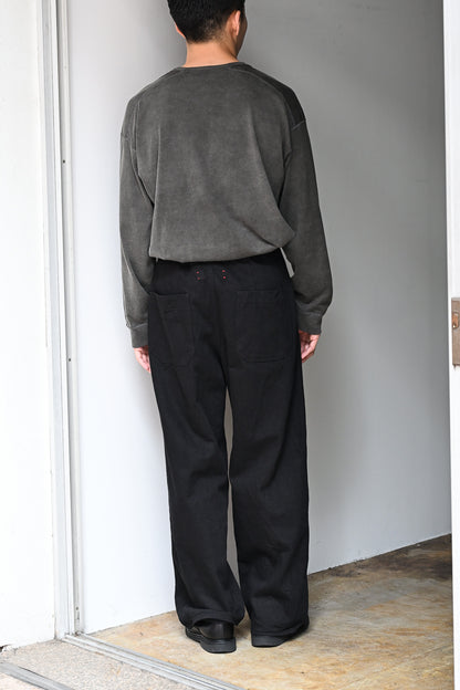 barbell object / belted pt -BLACK