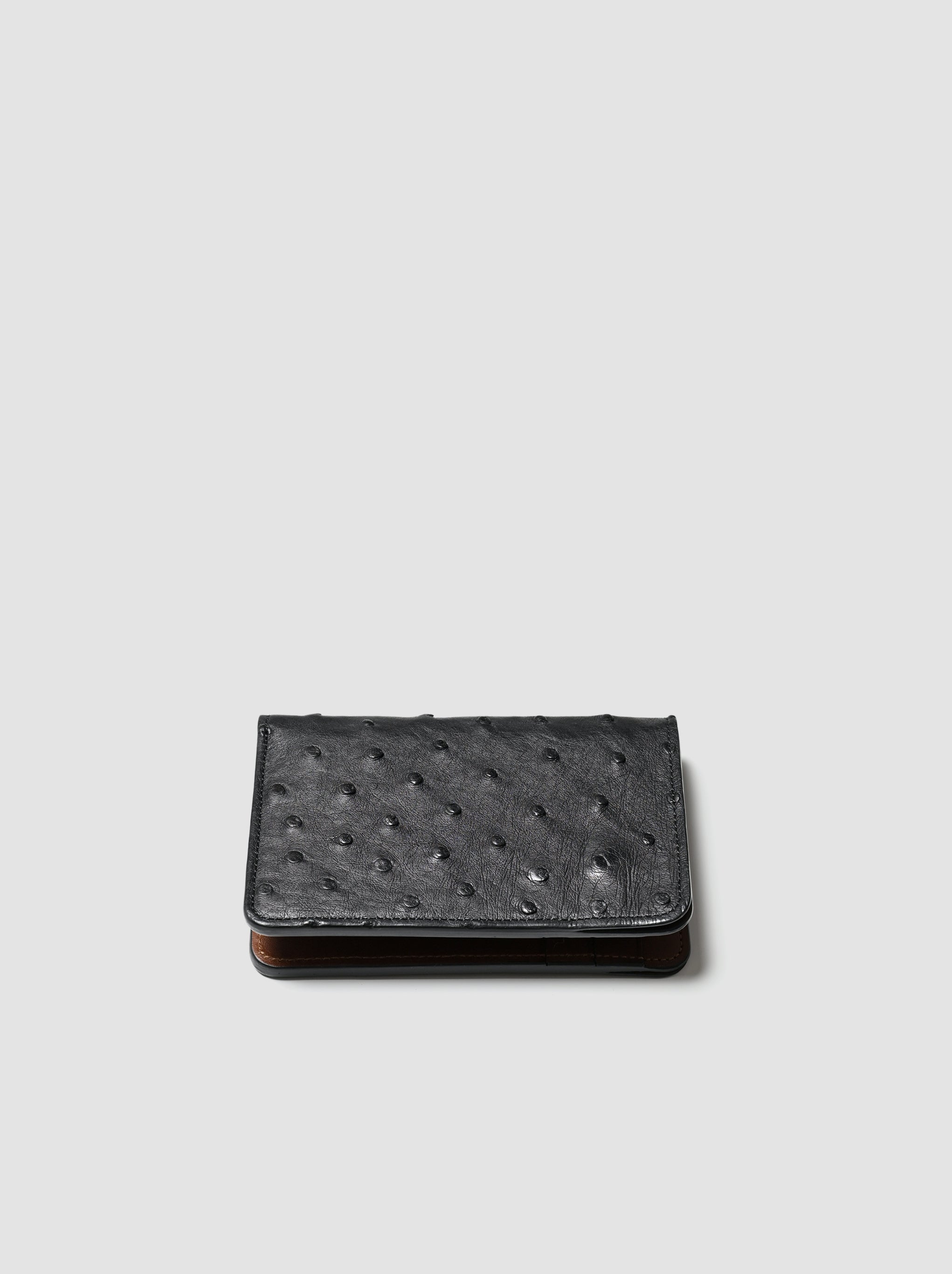 forme / <& Card S> Ostrich -BLACK × DOUBLE