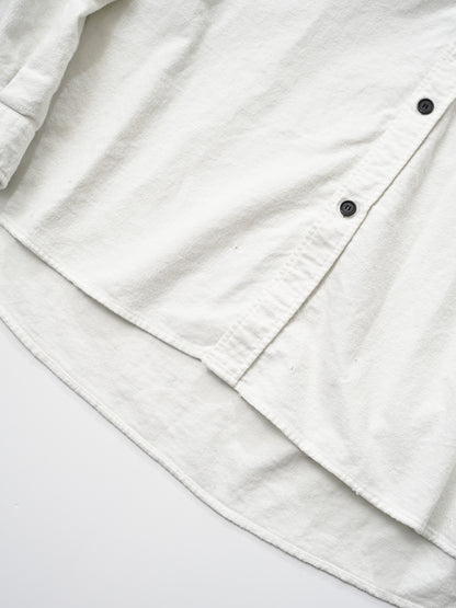 ANCELLM / HOODIE SHIRT -OFFWHITE