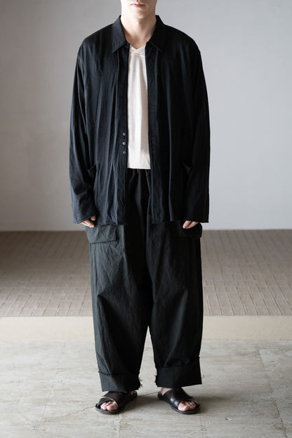 barbell object / 3b cardi -BLACK
