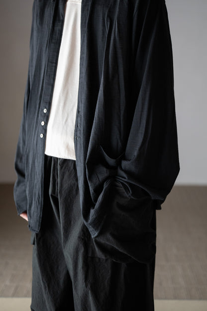 barbell object / 3b cardi -BLACK
