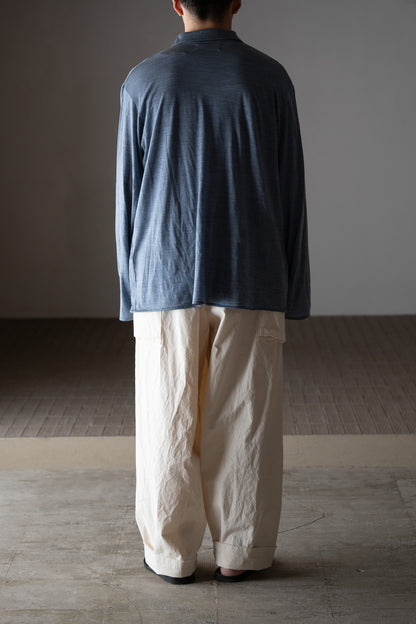 barbell object / 3b cardi -BLUE