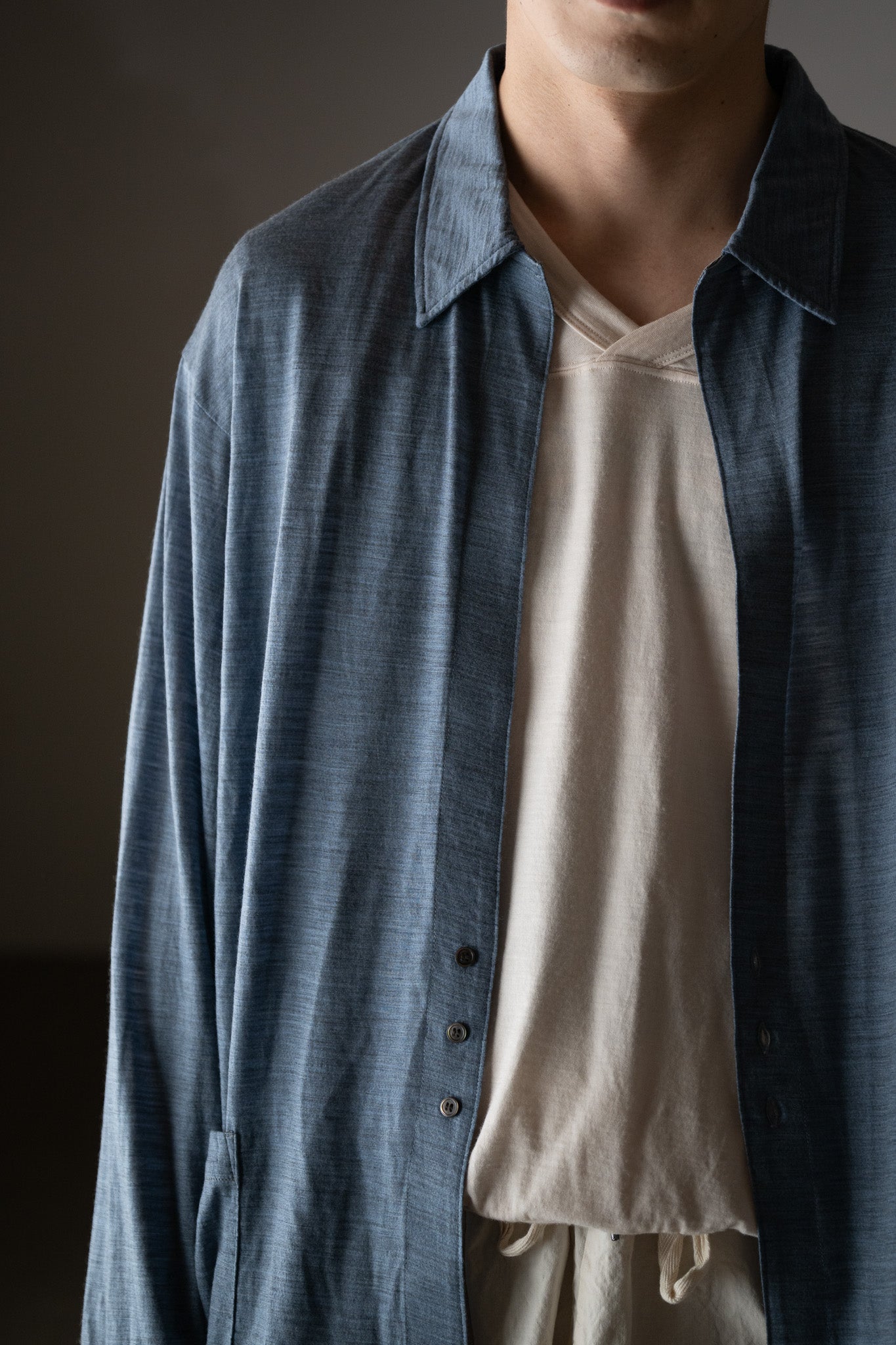 barbell object / 3b cardi -BLUE