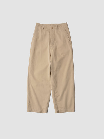 KAPTAIN SUNSHINE / Cotton Drill Wide Pants