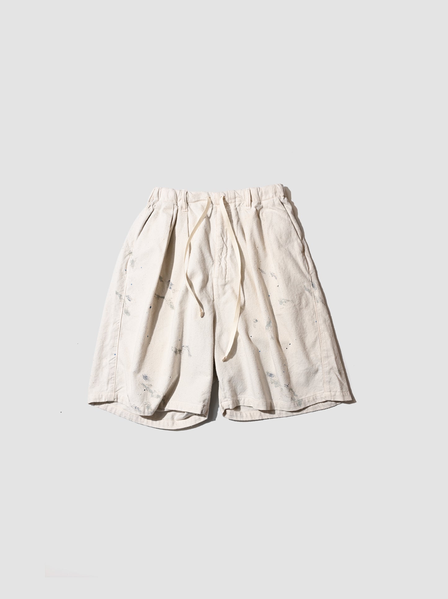 ANCELLM / C/R DUCK SHORT PANTS -WHITE
