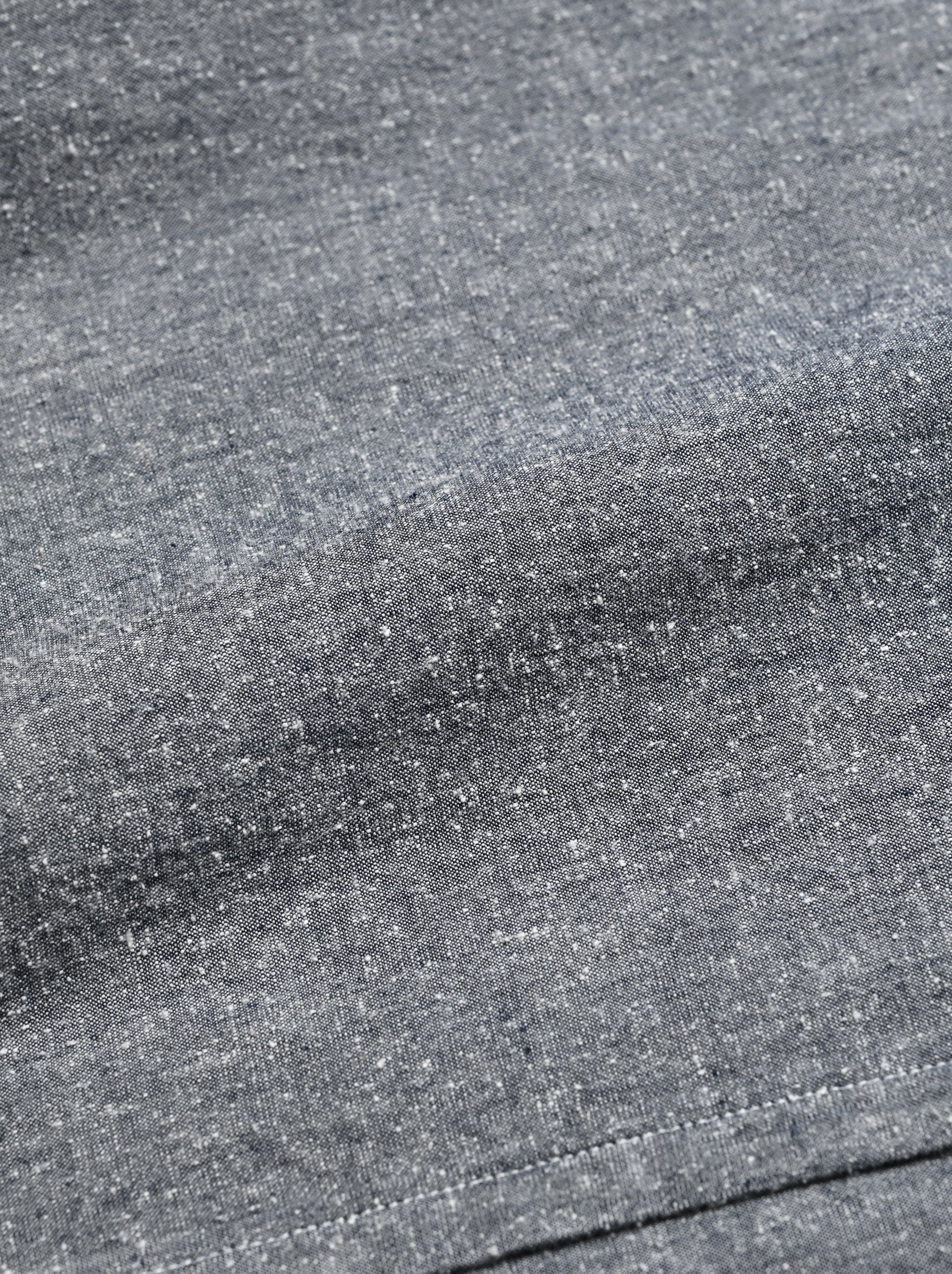 Marvine Pontiak shirt makers / Stand collar 2 Button SH -NEP GRAY