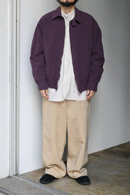 KAPTAIN SUNSHINE / Cotton Drill Wide Pants