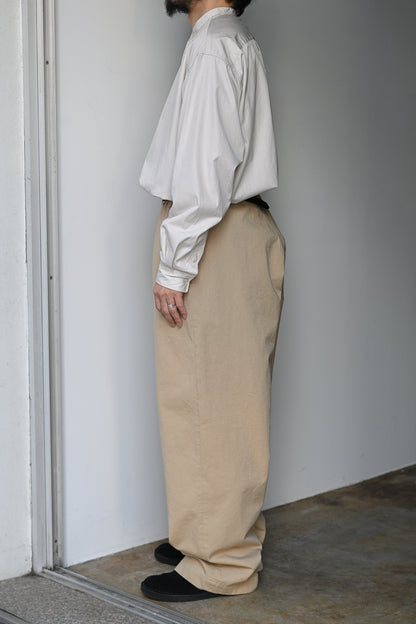 KAPTAIN SUNSHINE / Cotton Drill Wide Pants