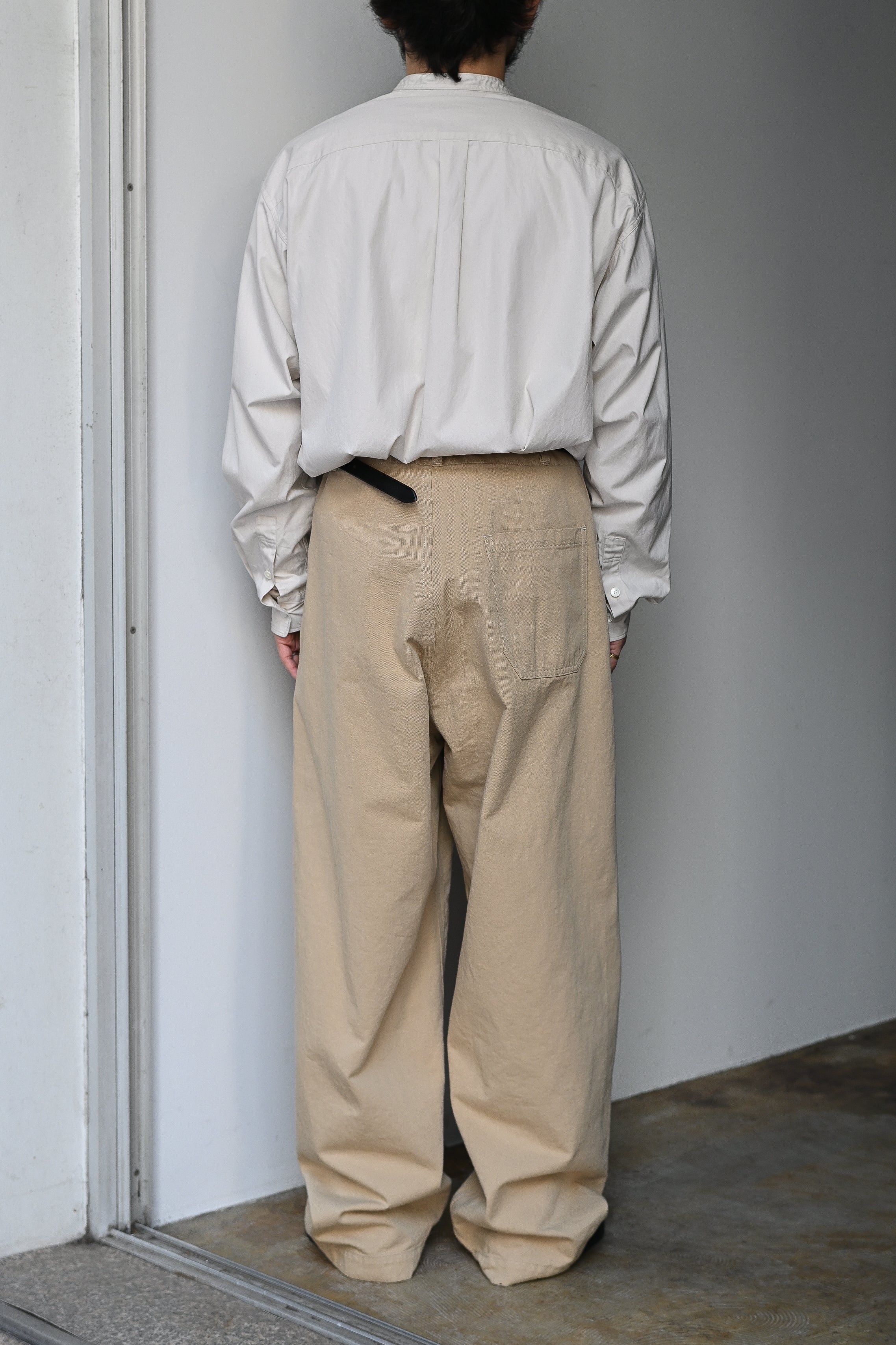 KAPTAIN SUNSHINE / Cotton Drill Wide Pants