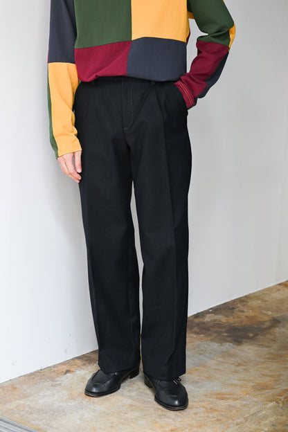 A MACHINE / Lame Trousers in imitation of “Henry IV” (Henry IV) -BLACK