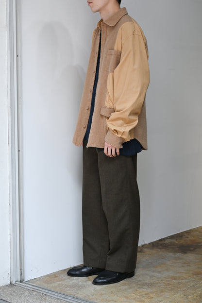 A MACHINE / Lame Trousers in imitation of “Henry IV” (Henry IV) -KHAKI