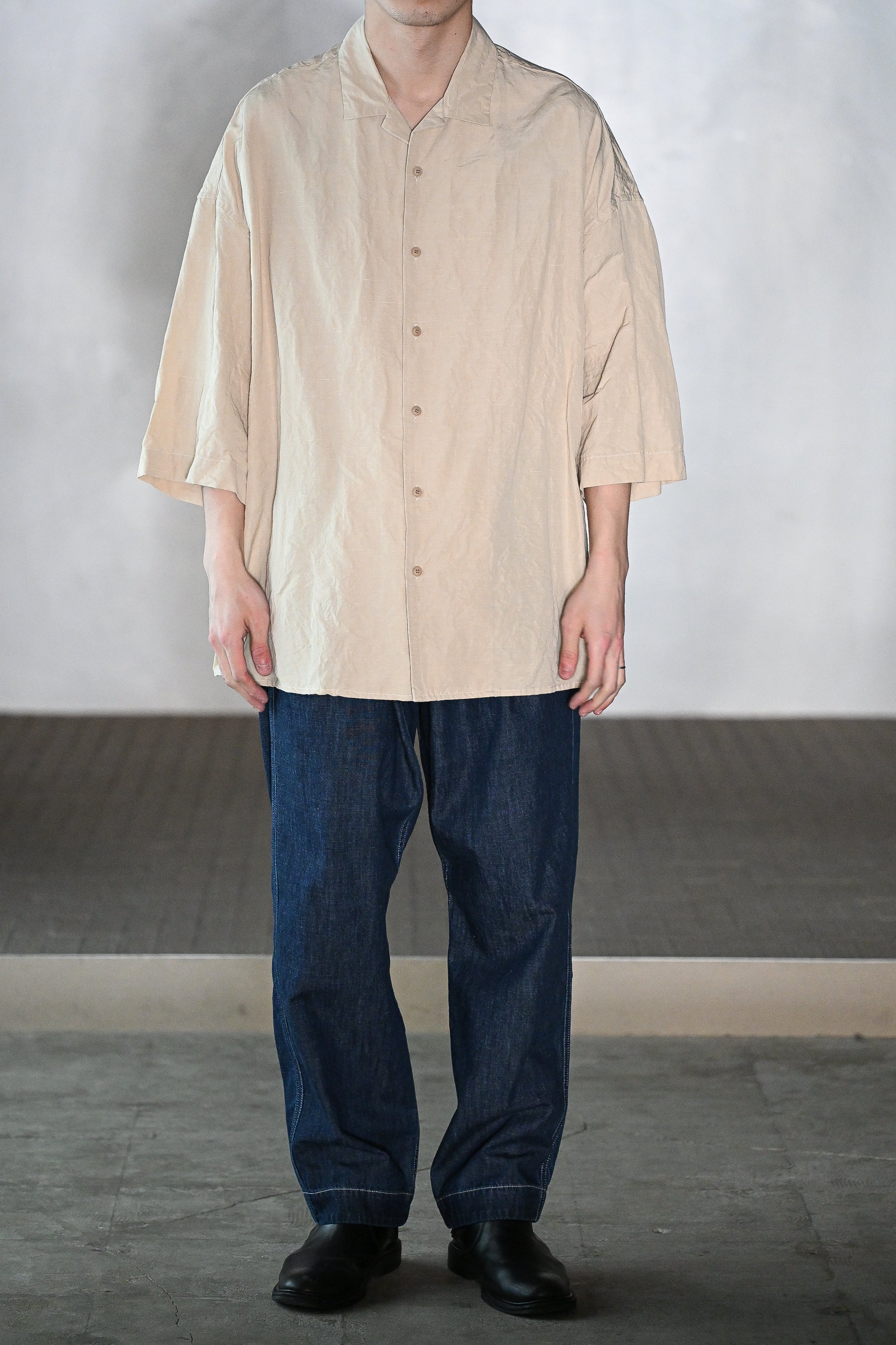 CASEY CASEY / APRIL SHIRT -IVORY – and father