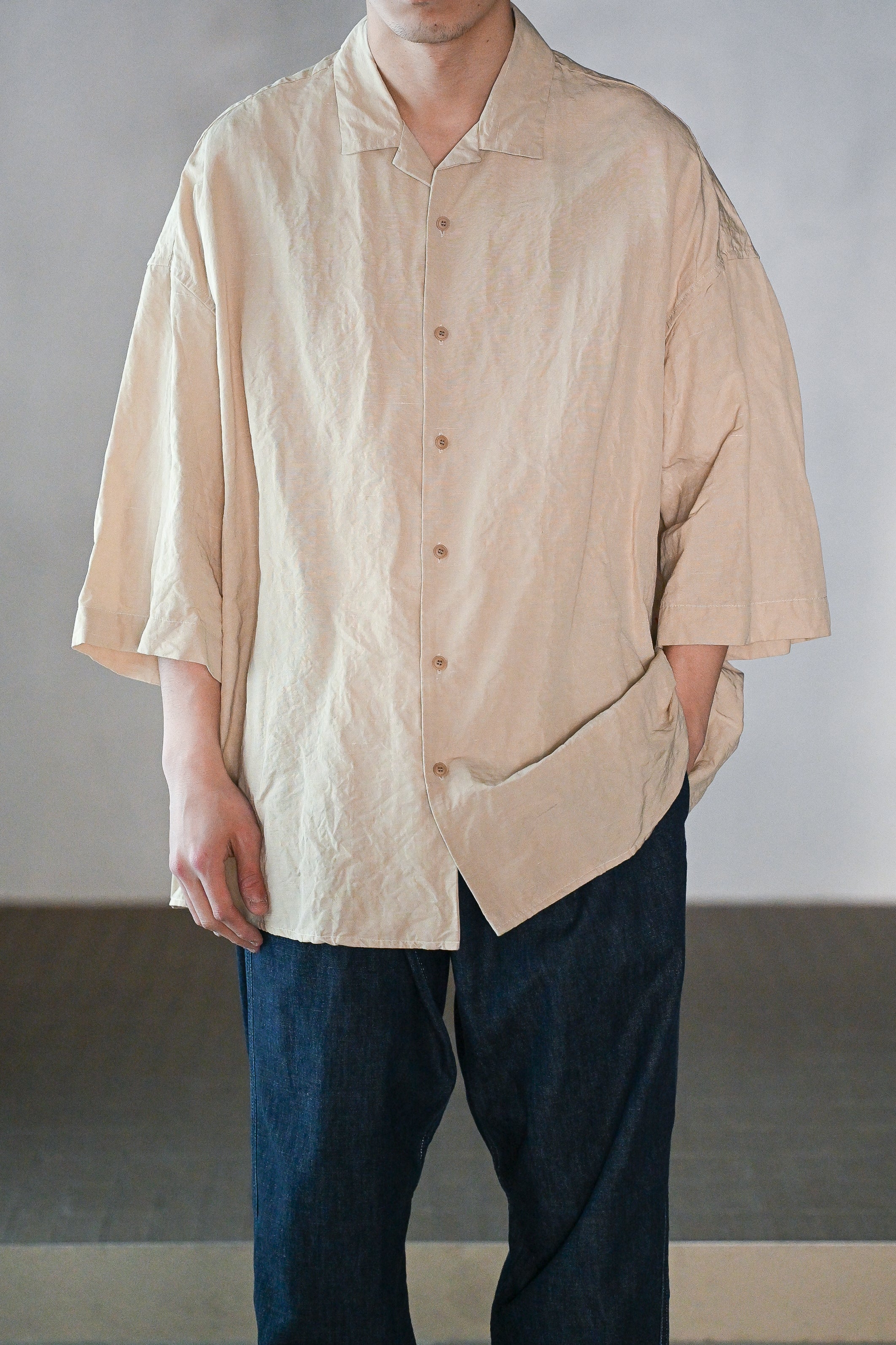 CASEY CASEY / APRIL SHIRT -IVORY – and father