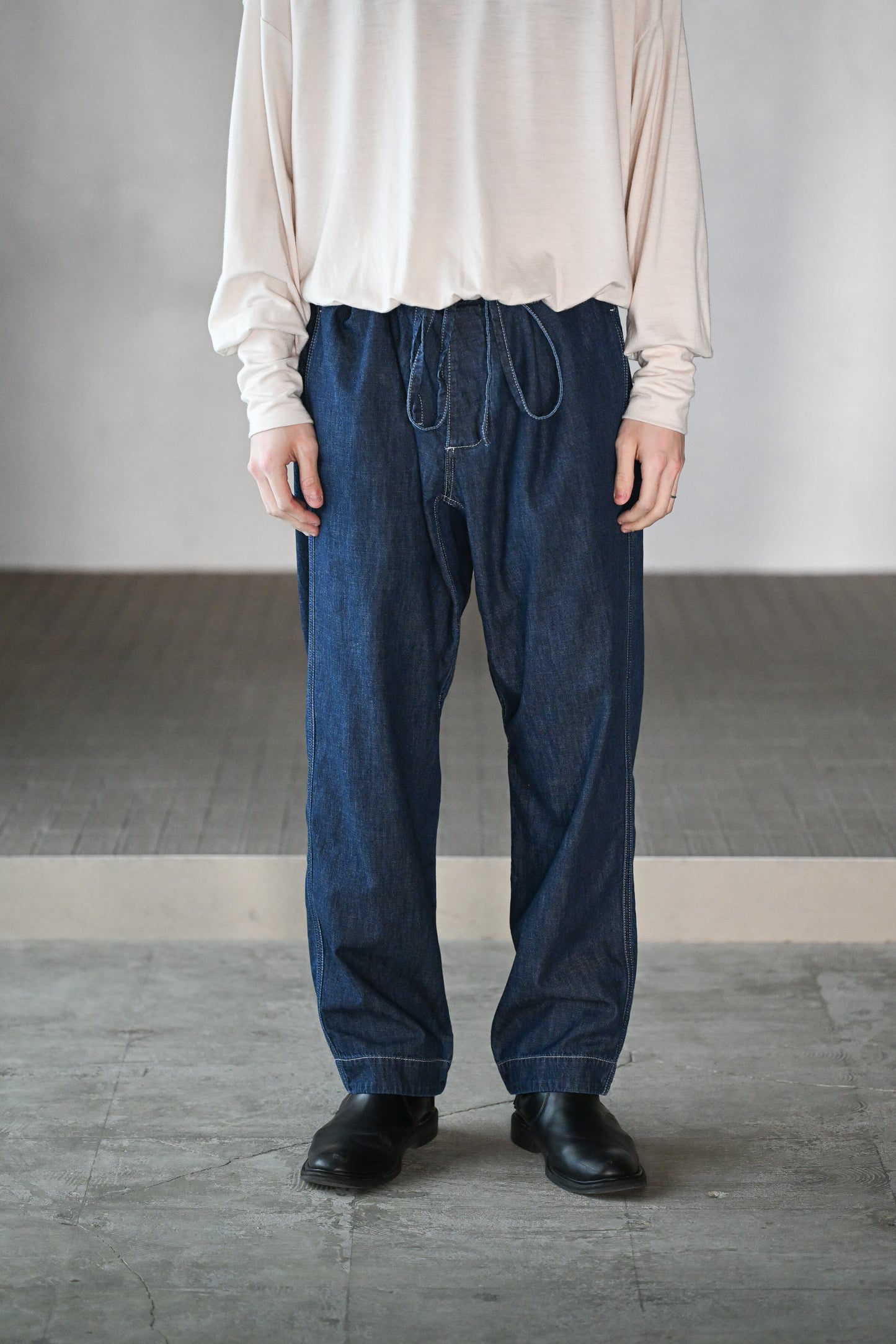 CASEY CASEY / TIE ME UP PANT -INDIGO