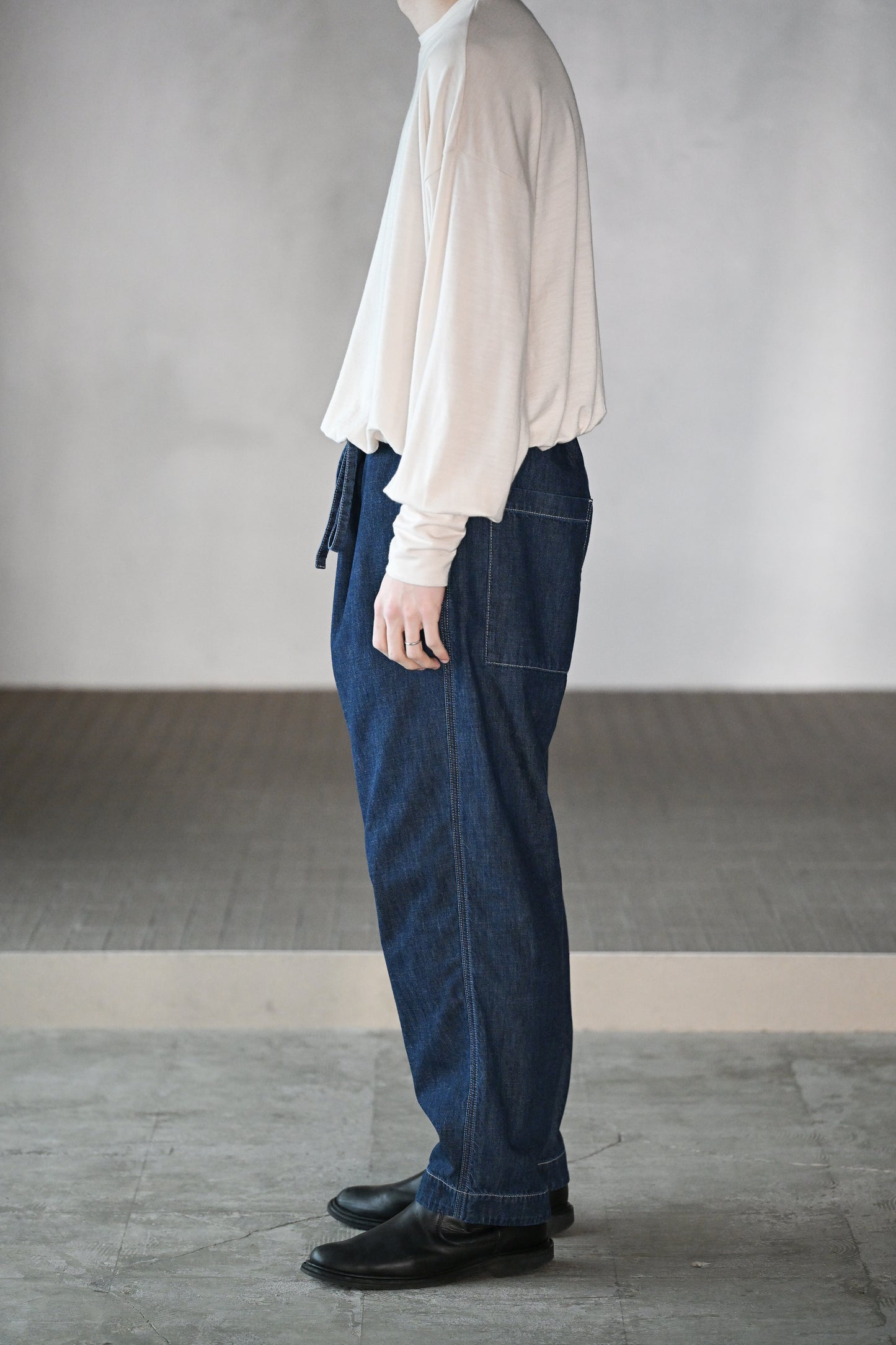 CASEY CASEY / TIE ME UP PANT -INDIGO